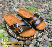 Load image into Gallery viewer, Arizona slippers in cork by SYL