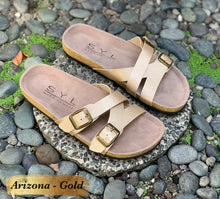 Load image into Gallery viewer, Arizona slippers in cork by SYL