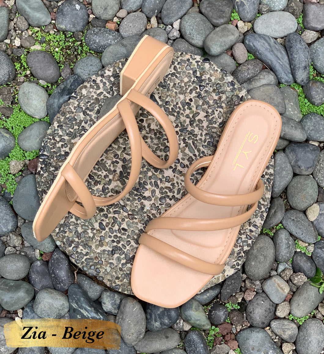 ZIA 1-inch block heels by SYL