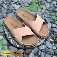 Load image into Gallery viewer, Azalea slippers in cork by SYL
