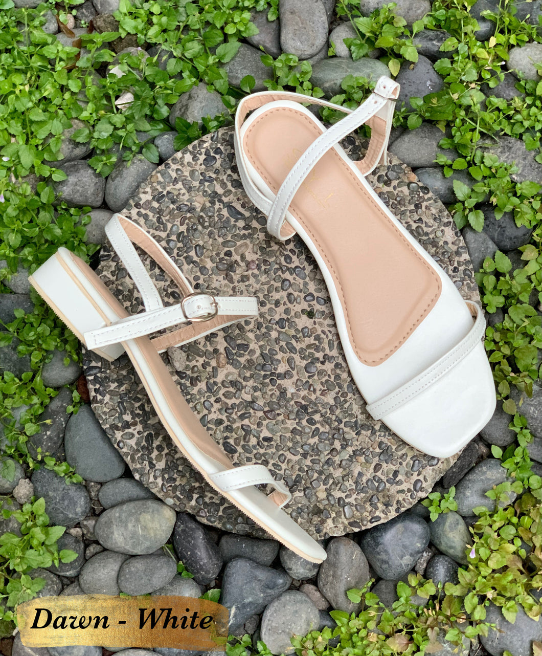 Dawn 1-inch block heels by SYL