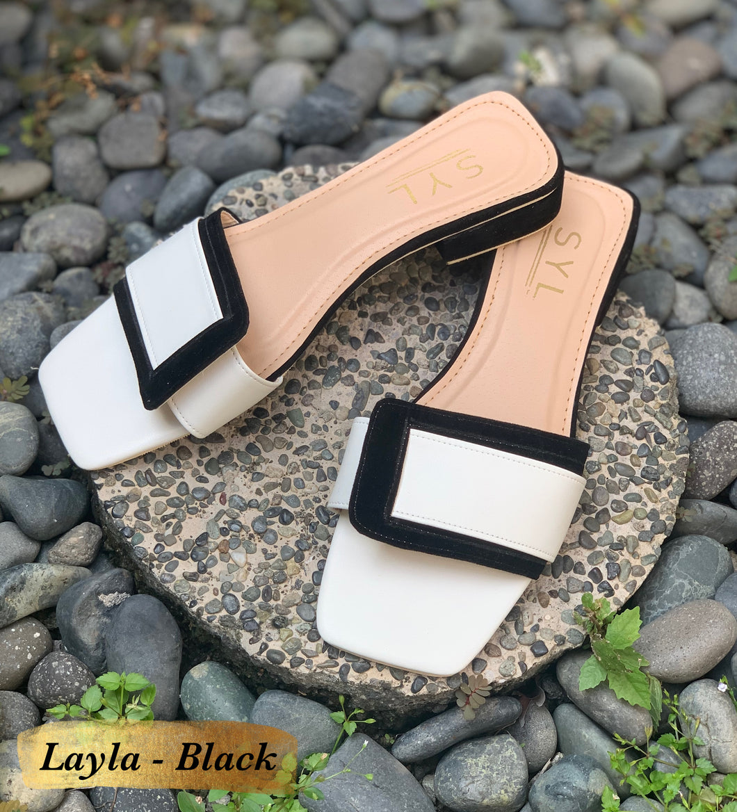 Layla 1-inch heels by SYL
